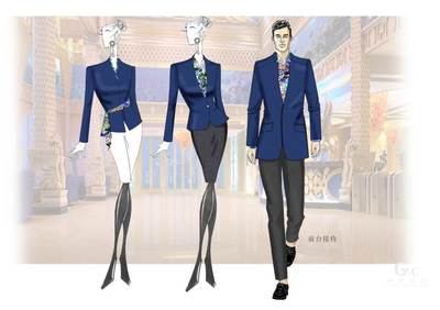 酒店服裝/度假酒店工作服